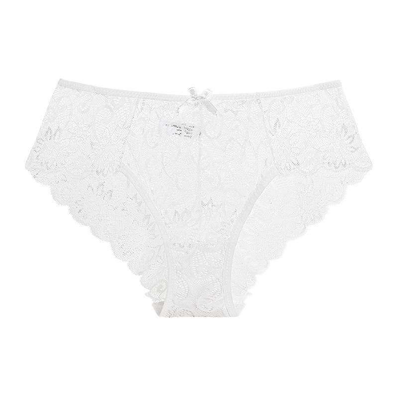 Sexy Mid-waist Lace Lace Women's Briefs For Women