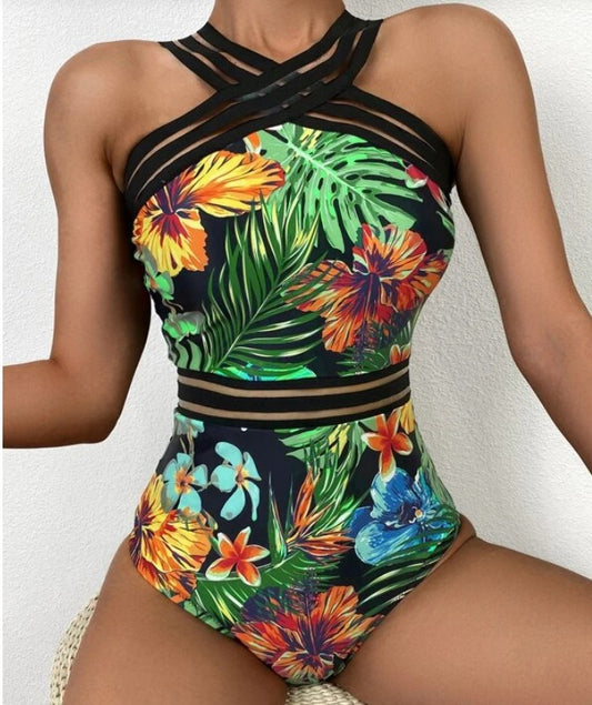 One-piece Printed Bikini