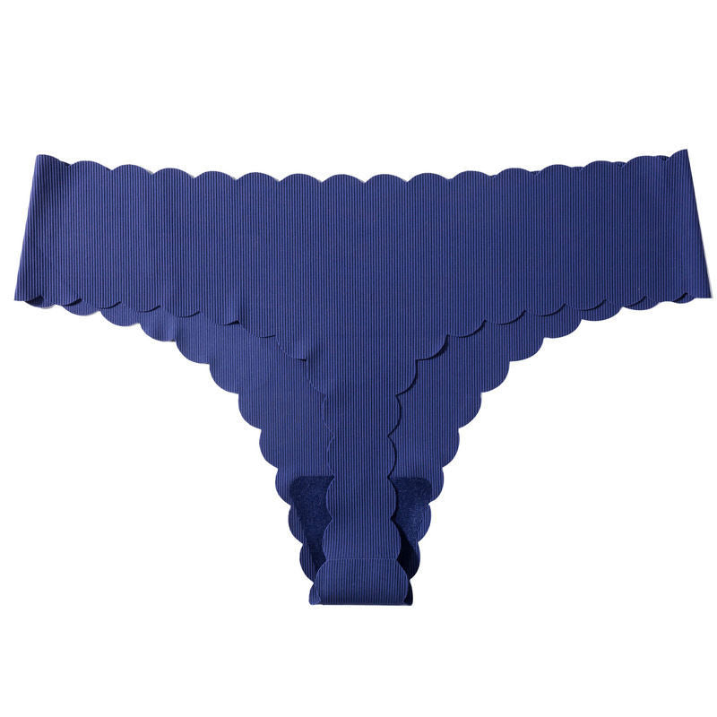 European And American Sexy Low-rise Ice Silk Seamless Panties