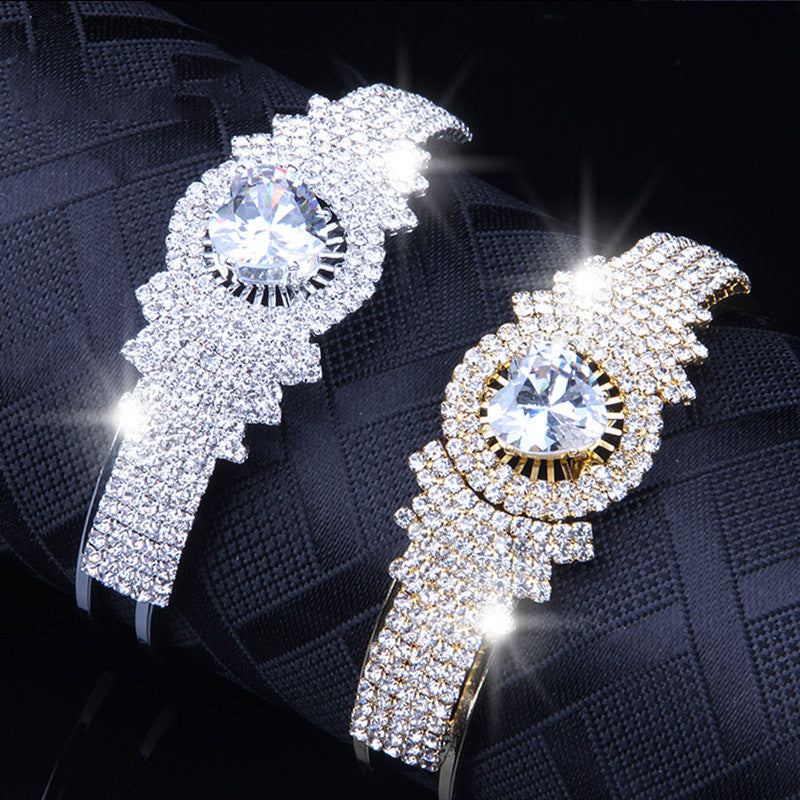 Zircon Full Diamond Stainless Steel Bracelet Women