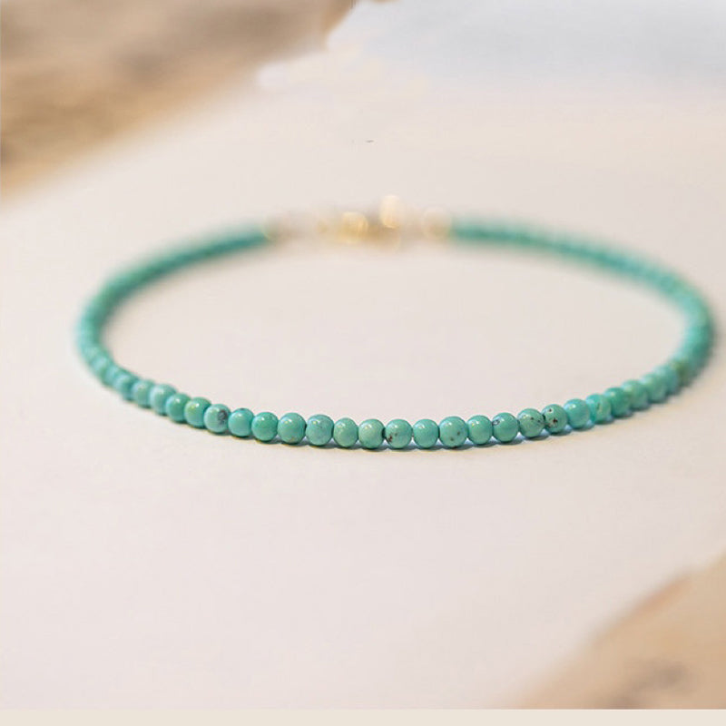 Natural Small Turquoise Bracelet For Women