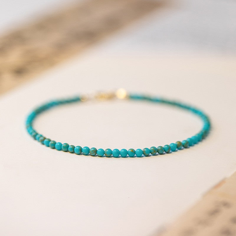 Natural Small Turquoise Bracelet For Women